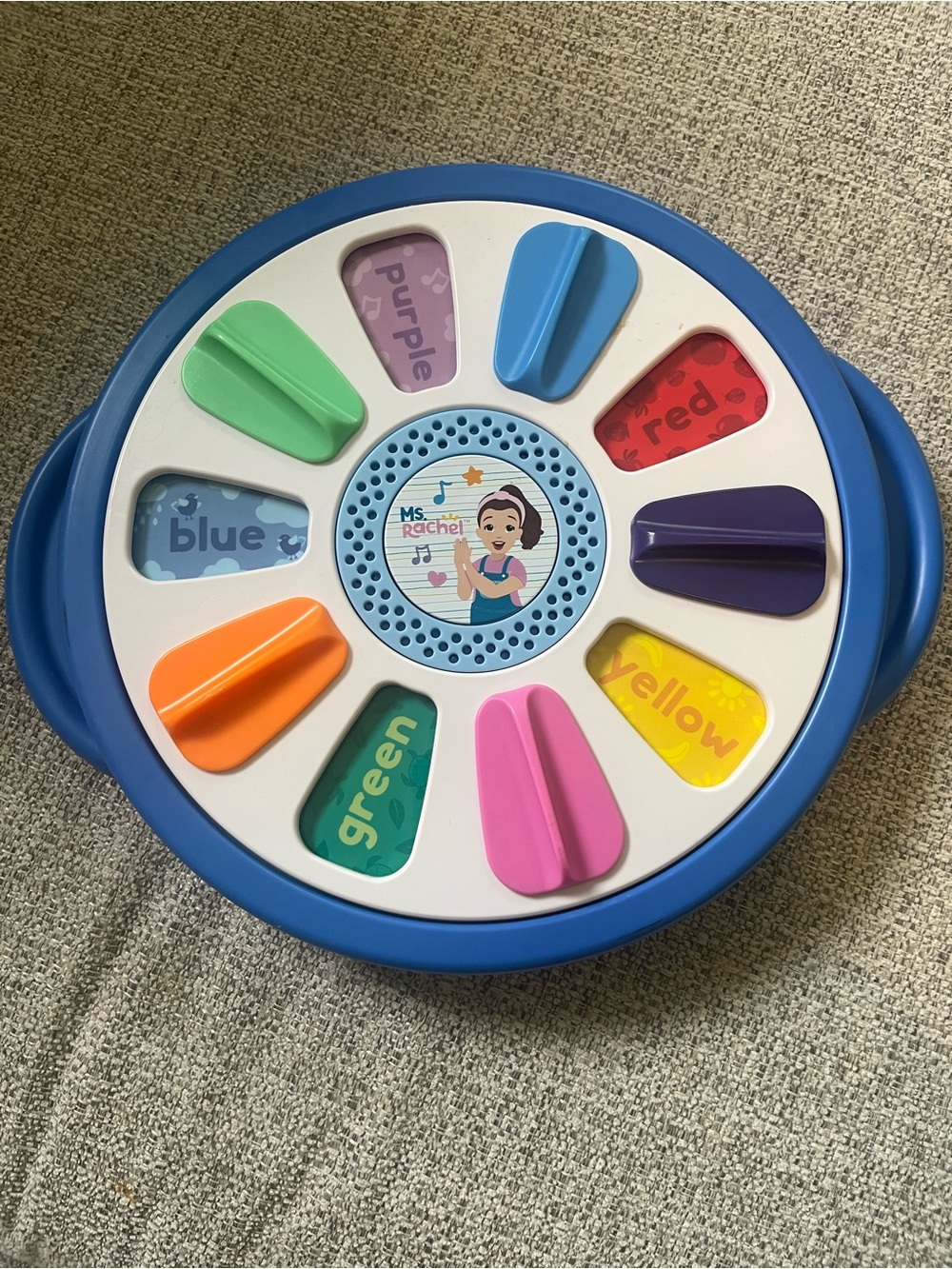 Ms. Rachel spin along learning wheel